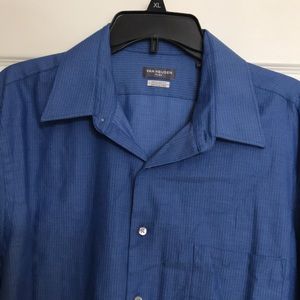 Van Heusen 17 34/35 blue dress shirt